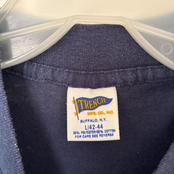 Vintage Chicago Bears Navy and Orange Single Stitch NFL T-shirt. Size L - Picture 3 of 5